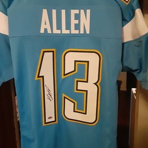 SIGNED  CUSTOM  Keenan Allen Chargers Jersey